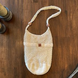 Roxy crochet tote bag